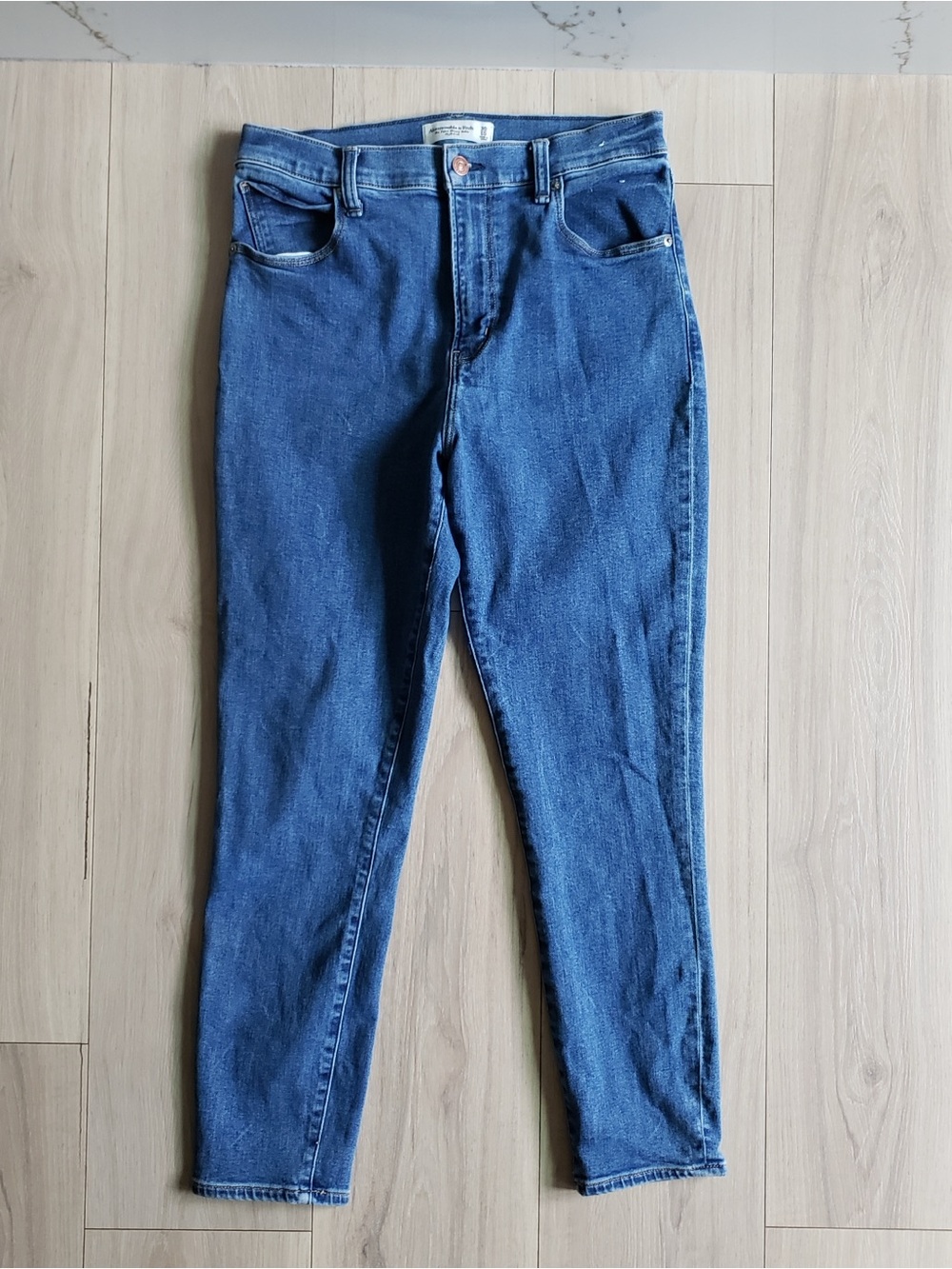 Abercrombie & Fitch Slim Skinny Blue Denim Jeans‎